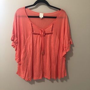 Ella Moss bat wing flowy top
